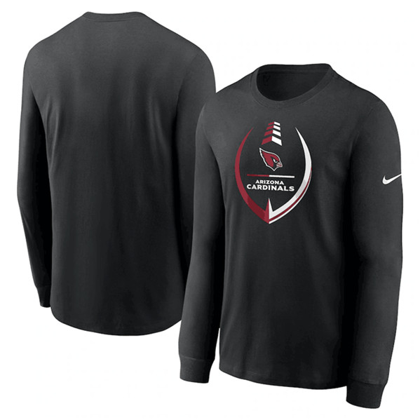 Men's Arizona Cardinals Black Icon Legend Performance Long Sleeve T-Shirt